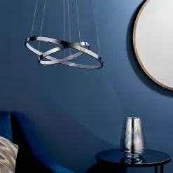 Vogue Lighting Vogue Kline 2 Light Integrated LED Hoops Ceiling Fitting -DUNEL House Shop 30671155 alt01
