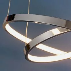 Vogue Lighting Vogue Kline 2 Light Integrated LED Hoops Ceiling Fitting -DUNEL House Shop 30671155 alt03