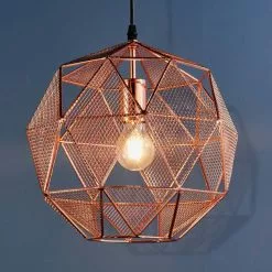 Vogue Lighting Vogue Armour Copper Pendant Ceiling Fitting -DUNEL House Shop 30671163 alt02