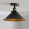 Dunelm Logan 1 Light Pendant Grey Industrial Semi-Flush Ceiling Fitting -DUNEL House Shop 30671257