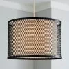 Dunelm Palle Mesh Black Easy Fit Pendant -DUNEL House Shop 30671291