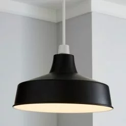 Dunelm Stern Black Easy Fit Pendant