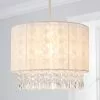 Dunelm Riah Jewel Shade Ivory Easy Fit Pendant -DUNEL House Shop 30671312