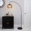 Dunelm Harrison Arc Black Floor Lamp -DUNEL House Shop 30671400