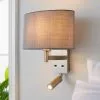 Dunelm Reader Shaded Grey Wall Light 2 Dunelm Reader Shaded Grey Wall Light -DUNEL House Shop 30671404