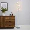 Dunelm Apollo Integrated LED Dimmable Chrome Floor Lamp -DUNEL House Shop 30671429