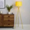 Dunelm Drei Tripod Ochre Floor Lamp -DUNEL House Shop 30674114