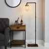 Dunelm Milas Pipe Black Industrial Floor Lamp -DUNEL House Shop 30674120