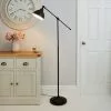 Dunelm Lever Arm Black Floor Lamp -DUNEL House Shop 30674188