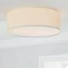Dunelm Sara 38cm Ivory Shade Flush Ceiling Fitting 2 Dunelm Sara 38cm Ivory Shade Flush Ceiling Fitting -DUNEL House Shop 30674217