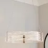 Dunelm Clee Etched Integrated LED Hoop Ceiling Fitting -DUNEL House Shop 30674240