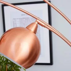 Dunelm Herm 3 Arm Arc Copper Floor Lamp -DUNEL House Shop 30674395 alt03