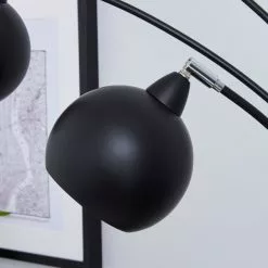 Dunelm Herm 3 Arm Arc Black Floor Lamp -DUNEL House Shop 30674396 alt02
