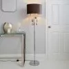 Dunelm Halle French Velvet Jewel Charcoal Floor Lamp -DUNEL House Shop 30674426