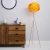 Dunelm Elements Harley Tripod Ochre Floor Lamp -DUNEL House Shop 30674430