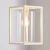 Dunelm London 1 Light Pendant Cream Industrial Ceiling Fitting -DUNEL House Shop 30674439