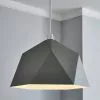 Dunelm Lily Geometric Easy Fit Pendant Grey 2 Dunelm Lily Geometric Easy Fit Pendant Grey -DUNEL House Shop 30681810