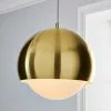 Dunelm Lara Ceiling Fitting Brass