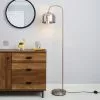 Dunelm Palazzo Smoked Glass Floor Lamp -DUNEL House Shop 30690094