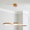 Dunelm Jaxson LED Wood Effect Ceiling Fitting