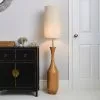 Dunelm Sala Mango Wood Floor Lamp -DUNEL House Shop 30690682