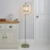 Dunelm Hurricane Satin Nickel Floor Lamp -DUNEL House Shop 30690743