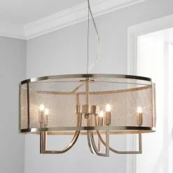 Dunelm Milo 5 Light Mesh Ceiling Fitting