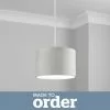 Dunelm Made To Order Cylinder Shade -DUNEL House Shop 30704819