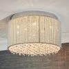 Vogue Lighting Vogue Galina 10 Light Crystal Flush Fitting Chrome -DUNEL House Shop 30707445
