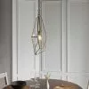 Vogue Lighting Vogue Avery Glass Ceiling Fitting Antique Brass -DUNEL House Shop 30707481