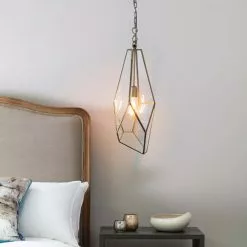 Vogue Lighting Vogue Avery Glass Ceiling Fitting Antique Brass -DUNEL House Shop 30707481 alt02