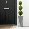 Dunelm Fibre Clay Tall Geometric Plant Pot -DUNEL House Shop 30711328