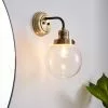 Dunelm Broden Bathroom Wall Light Ant Brass -DUNEL House Shop 30713530