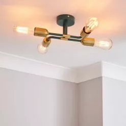 Dunelm Kacy Flush Ceiling Fitting