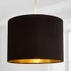 Dunelm Black Santos Velvet Corduroy Shade -DUNEL House Shop 30713645