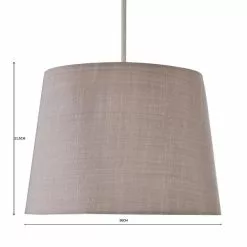 Dunelm Mariah Faux Silk 30cm Slight Tapered Lamp Shade -DUNEL House Shop 30713661 alt07