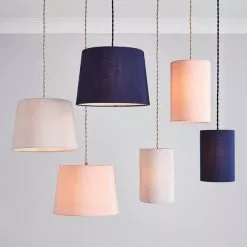 Dunelm Mariah Faux Silk 30cm Slight Tapered Lamp Shade -DUNEL House Shop 30713661 alt08