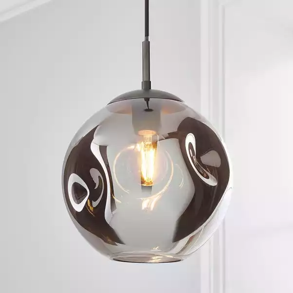 Dunelm Alexis Glass 1 Light Pendant Ceiling Fitting 3 Dunelm Alexis Glass 1 Light Pendant Ceiling Fitting