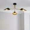 Dunelm Savona 3 Light Ceiling Fitting Black -DUNEL House Shop 30713732