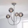Dunelm Gigi Chrome Ceiling Fitting -DUNEL House Shop 30713772