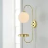 Dunelm Gigi Easy Fit Plug In White Wall Light