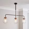 Elements Dayo 3 Light Bar Ceiling Fitting -DUNEL House Shop 30713798