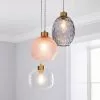 Dunelm Elodie Glass Cluster Multicoloured Ceiling Fitting -DUNEL House Shop 30713824