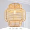 The Edited Life Wicker Tiered Easy Fit Pendant Natural -DUNEL House Shop 30713829