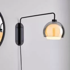 Elements Ramona Swing Arm Wall Light