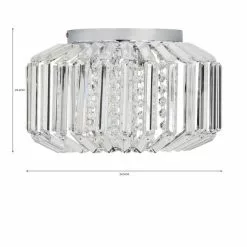 Dunelm Chantilly Flush Ceiling Fitting -DUNEL House Shop 30730418 alt07