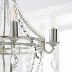 Dunelm Eugenie 6 Light Chandelier -DUNEL House Shop 30730433 alt02