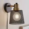 Dunelm Idris Industrial Easy Fit Wall Light -DUNEL House Shop 30730462