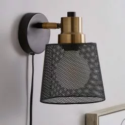 Dunelm Idris Industrial Easy Fit Wall Light -DUNEL House Shop 30730462 alt01