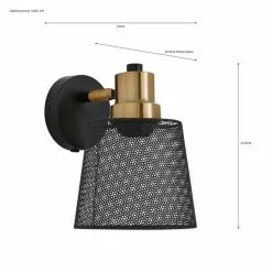 Dunelm Idris Industrial Easy Fit Wall Light -DUNEL House Shop 30730462 alt07